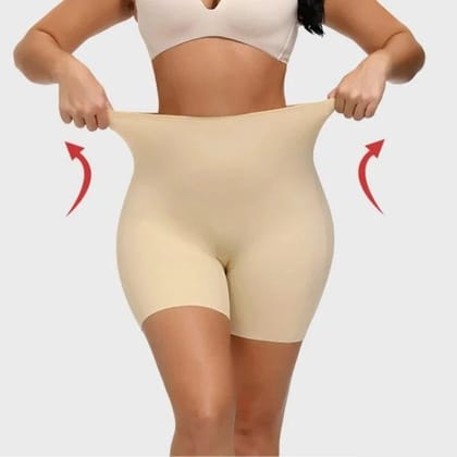 Women High Waist Shape Wear Cum Tummy Tucker,dium Control, Mid Thigh Coverage Women High Waist Shape Wear Cum Tummy Tucker,dium Control, Mid Thigh Coverage